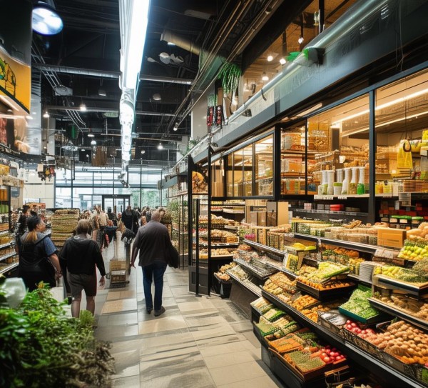 超市，商贸服务的中心与伙伴