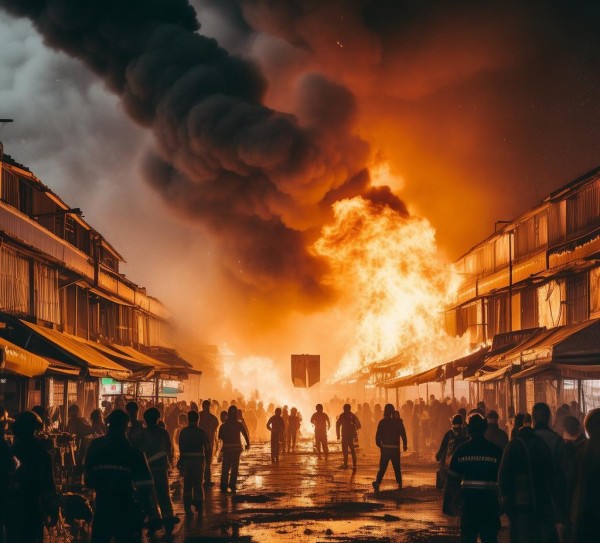 商贸批发市场火灾事件,一场安全危机的严重教训 商贸批发市场火灾事件,一场安全危机的严重教训