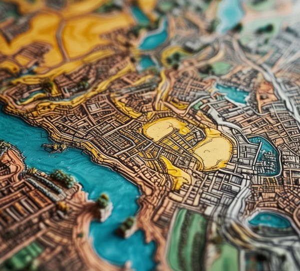 扬州地图上有机遇与挑战，你可读。