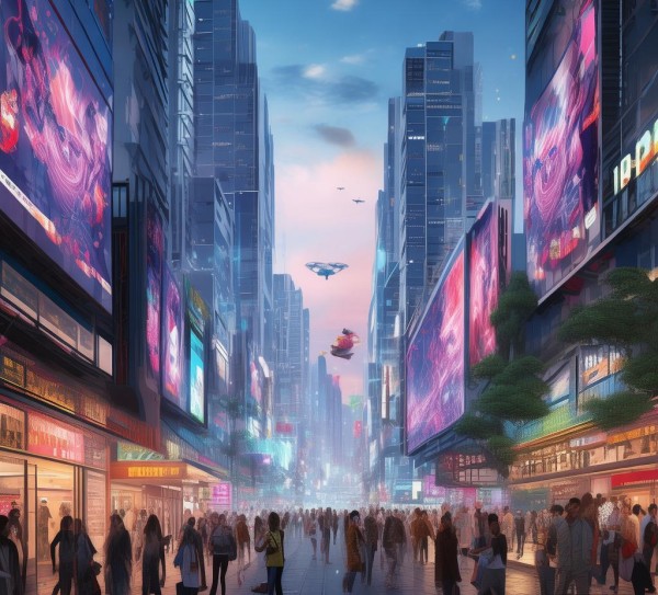 城市设计商贸区，数字技术与现实的创新碰撞