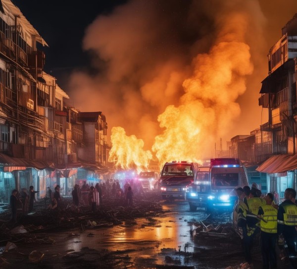 义乌国际商贸发生重大火灾,造成人员伤亡和财产损失。 义乌国际商贸发生重大火灾,造成人员伤亡和财产损失。