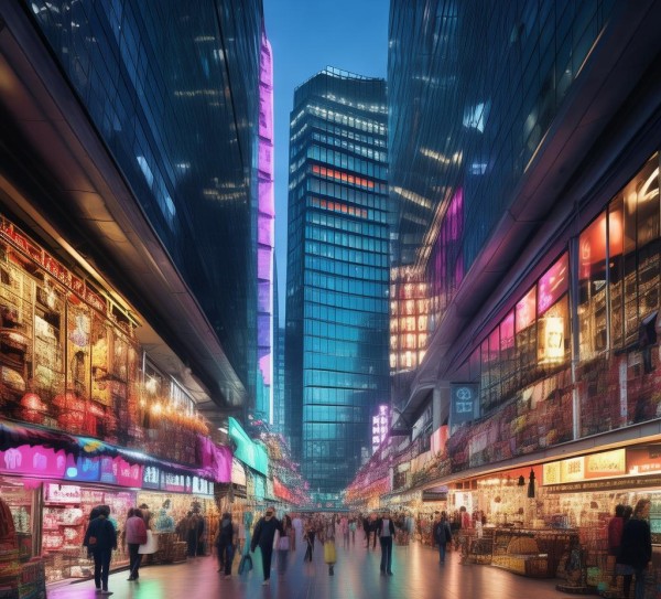 义乌商贸新闻中心，地下商场的商业崛起新力量