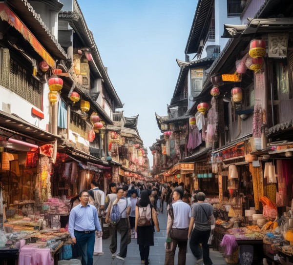 Suzhou商贸城， Glorious Land of commercial prosperity