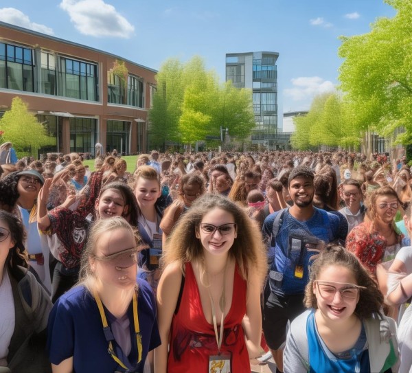 关于[学校名称]的新闻报道，校园特色活动开展得非常成功