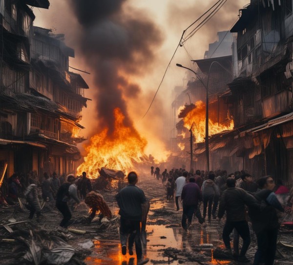 宁都商贸城,火场蔓延,企业与民众的挣扎 宁都商贸城,火场蔓延,企业与民众的挣扎