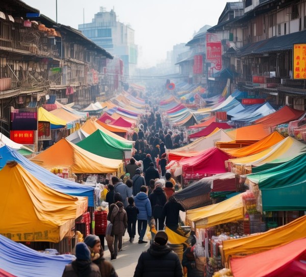 义乌商贸城秋冬时节，商贸新气象