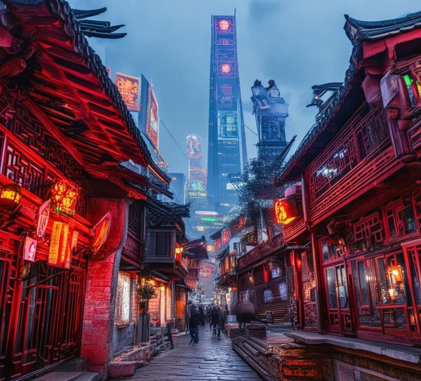 沅江商贸街,传统与现代的碰撞与融合 沅江商贸街,传统与现代的碰撞与融合