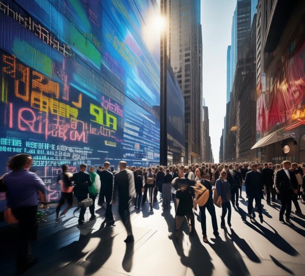 Numbers Meet Names at华尔街商贸广场