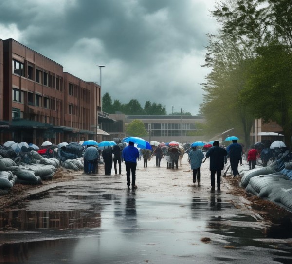 高校在暴雨后的商贸保障措施