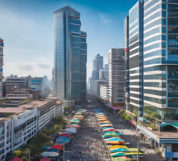 定南商贸城，经济与投资双提升