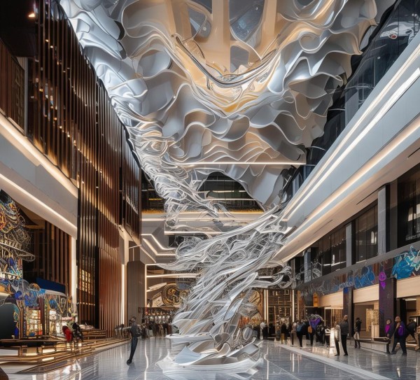 空间的艺术,富源商贸中心的装修设计 空间的艺术,富源商贸中心的装修设计