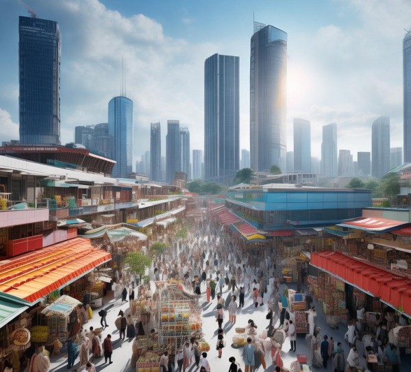 益阳国际商贸城，商业中心的崛起与未来展望