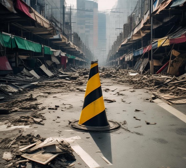 商贸城车祸， Cone of Loss