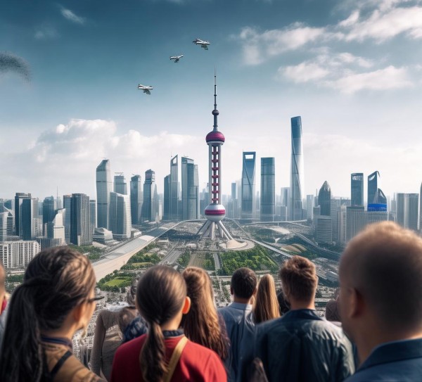 站在上海，看全球贸易的未来。