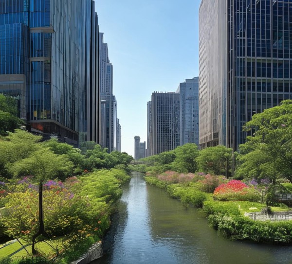 夏邑商贸港，城市与自然的完美融合