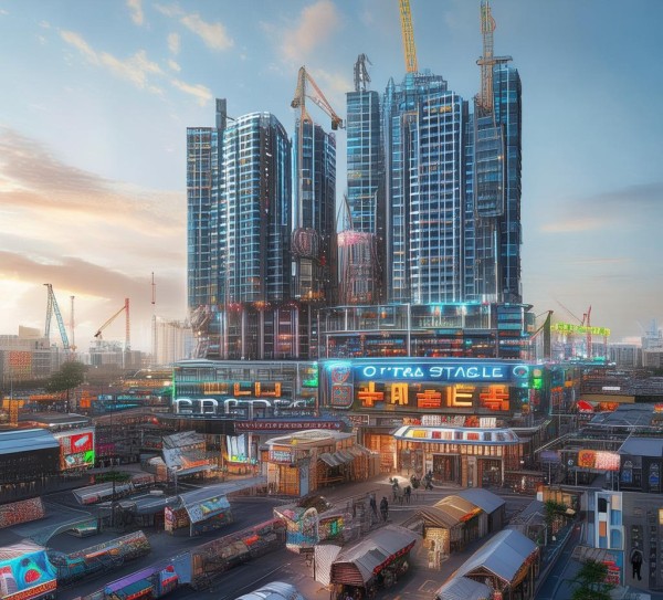 马店最大商贸中心项目，助力本地经济的未来。