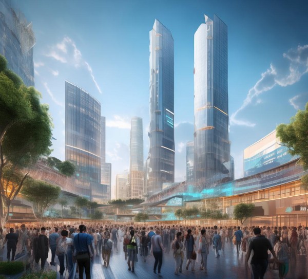 陕西陕县商贸城，未来商业中心，活力无限