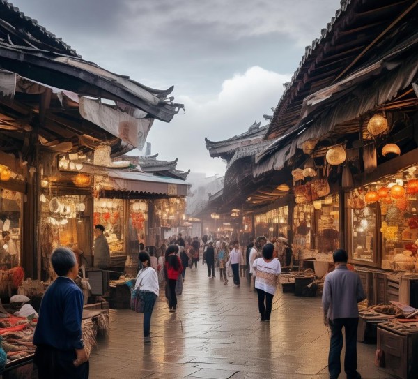 榕江商贸城,连接未来与过去的见证者 榕江商贸城,连接未来与过去的见证者