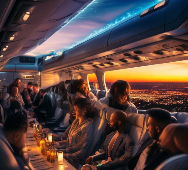 一场跨越地域的商务旅游航空盛宴，商务人士与航客的浪漫邂逅