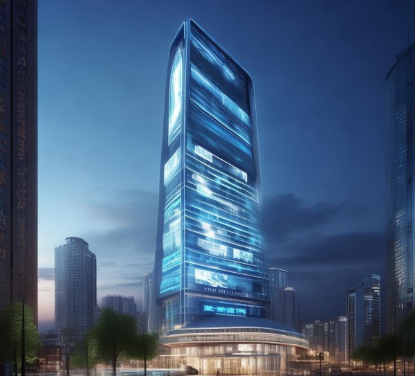 新地标，科技创新的象征——望城坡商贸城