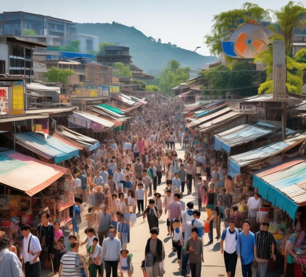 东明县商贸城经济活力与民生改善