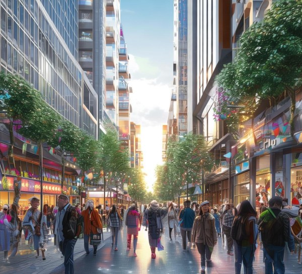 商贸时代，商业升级，商贸小区翻新开启新篇章