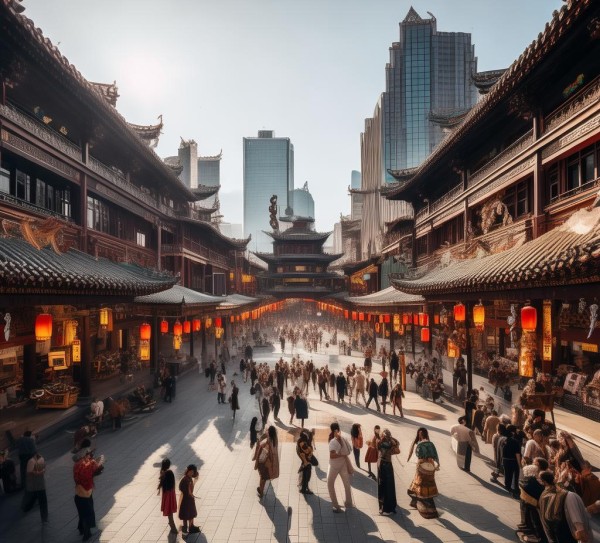 商贸文化广场，文化与商业的对话