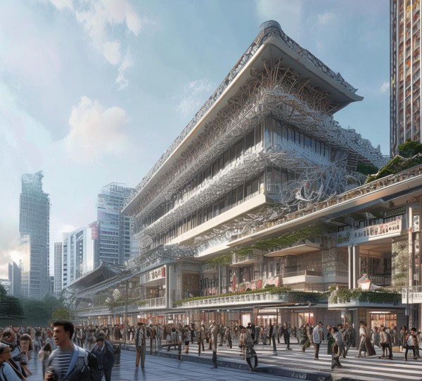 中葡商贸广场，连接中欧的商贸中心