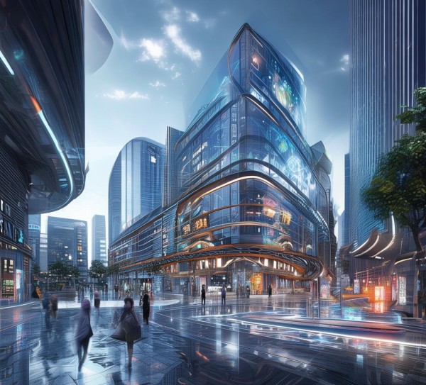 中隐商贸广场数字时代商业中心项目，创新与融合的未来解决方案