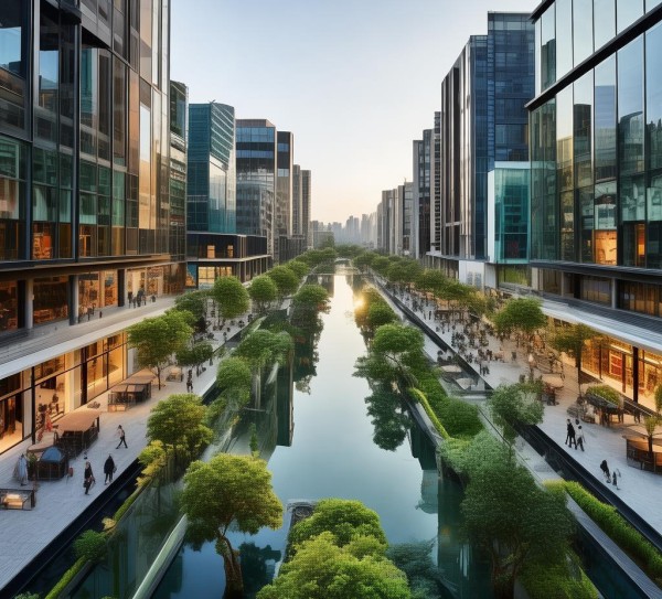 祁阳东部商贸城，商业与生态的智慧融合