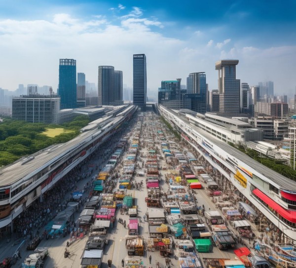 广西国际商贸城，连接东西部的商贸枢纽