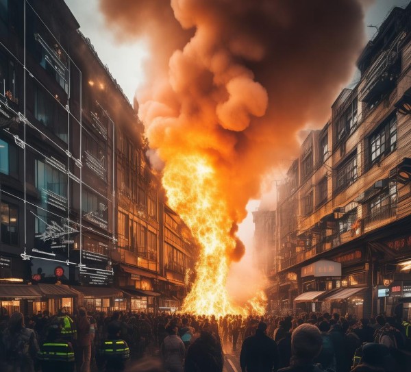 商贸城火灾视频警示案例，从警示到危机管理的策略