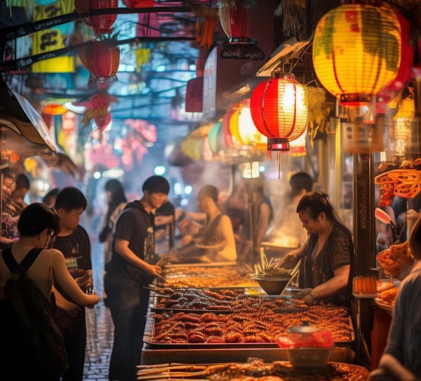 泰和商贸城烧烤夜市，休闲与享受的完美结合