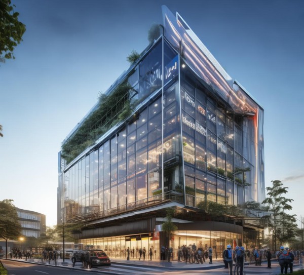 商贸运营大楼建设项目，打造高效便捷的商业中心