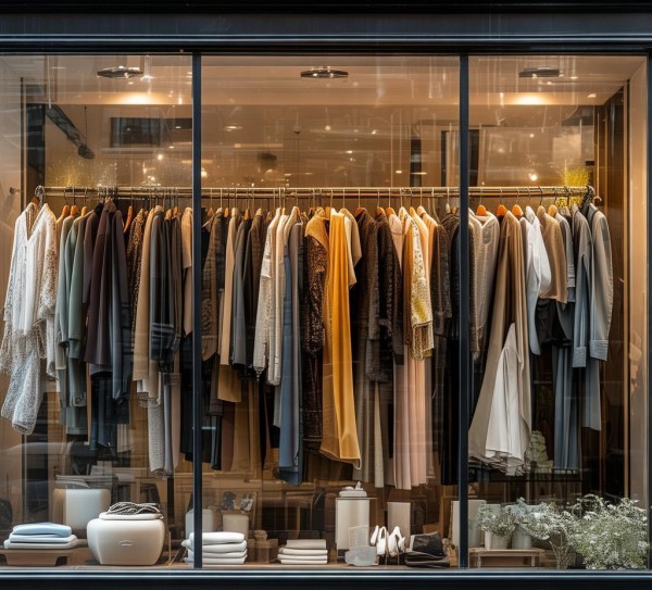 设计时尚的服装橱窗，选择与管理的艺术