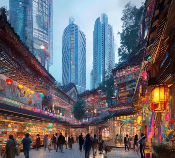 成都国际商贸城，商业与艺术融合的未来