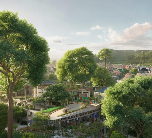 NEST-TREES 乡镇商贸综合体，连接商界与商业生态的创新平台