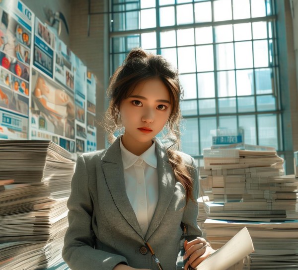 商贸学院女生在新闻学方面的成长与成就