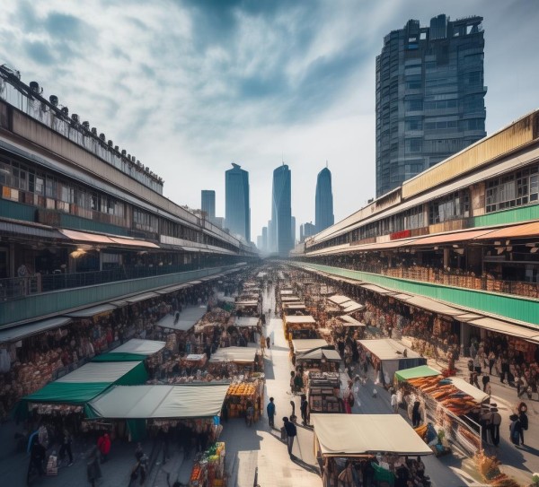 重庆国际商贸城，经济数据出现小幅度下降