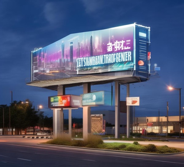 西郊商贸中心项目公示牌