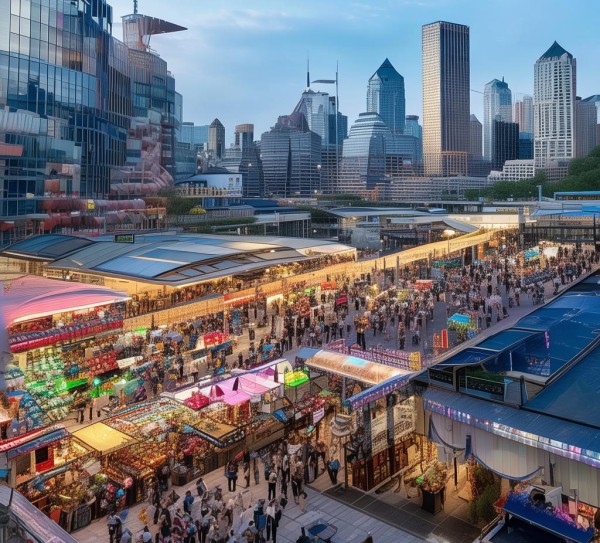 东河区高效连接城市与市场商贸服务 东河区高效连接城市与市场商贸服务