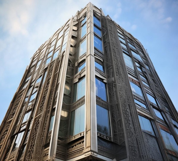 商贸楼，建筑美学与视觉盛宴的完美结合