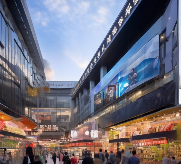 邯郸电视台新闻商贸城，新时代商业空间的创新与活力