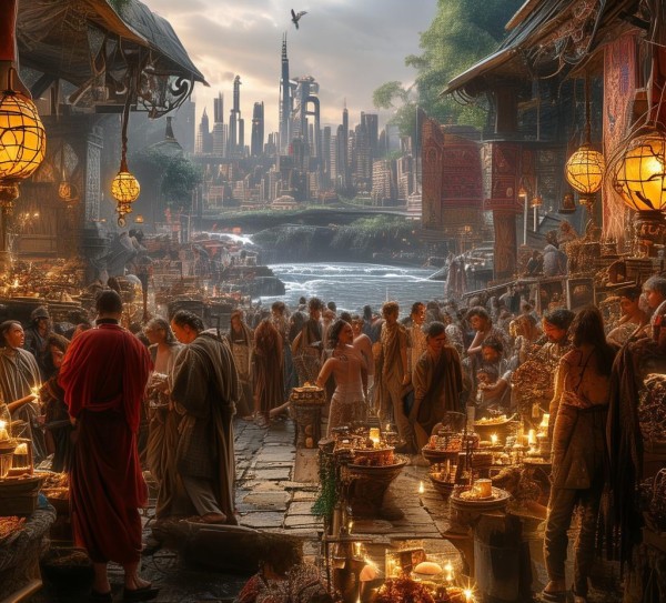 文化交融与商贸文明，文明之源与创新之光