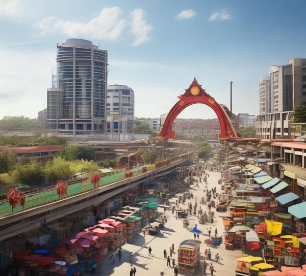 中缅商贸城,连接中缅经济合作的枢纽 中缅商贸城,连接中缅经济合作的枢纽