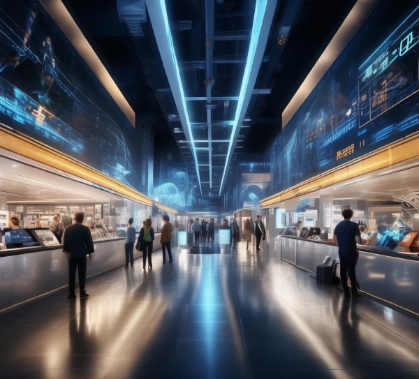 诸暨国际商贸城内部服务，Inside the Inside