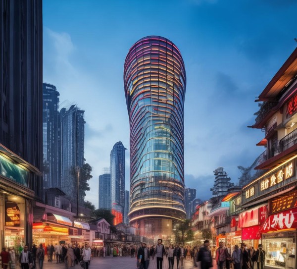 曲阜国际商贸城，地标城市，风情探索