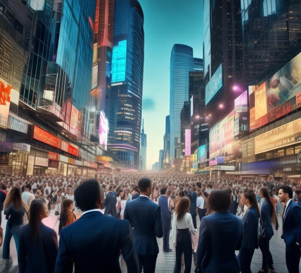 城市之光，商业中心，商业精英聚居地