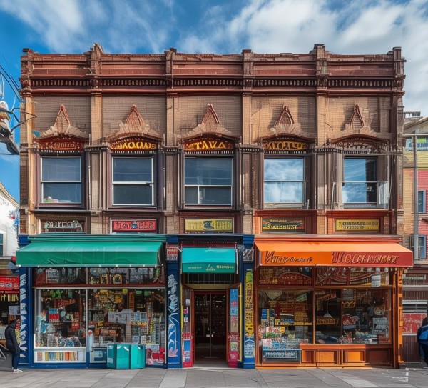 商贸门头照片实拍案例，见证商业门面的瞬间