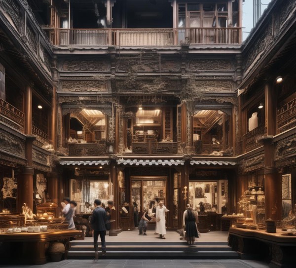 商业与文化交融的茶楼，探索艺术与生活的完美结合